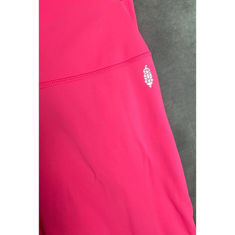 Free People Movement Leggings S Pink Rainbow High Waist BARBIECORE Athletic - Picture 6 of 7